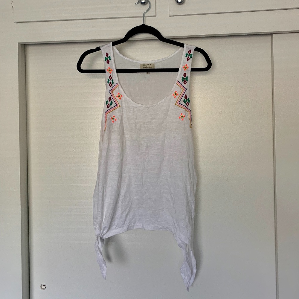 NWOT Zara Summer Top  with colorful beads